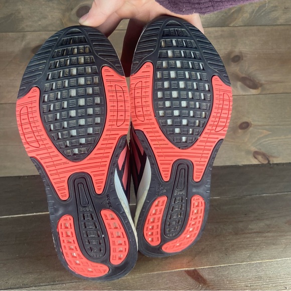 adidas supernova plus womens size 6 shoes black athletic running sneakers - Picture 7 of 8